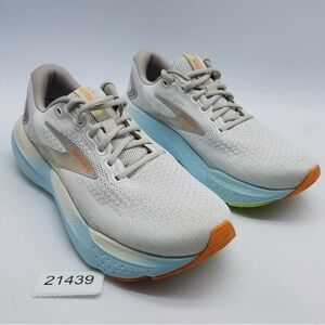 Brooks Women's Athletic Shoes - White, Orange, and Blue